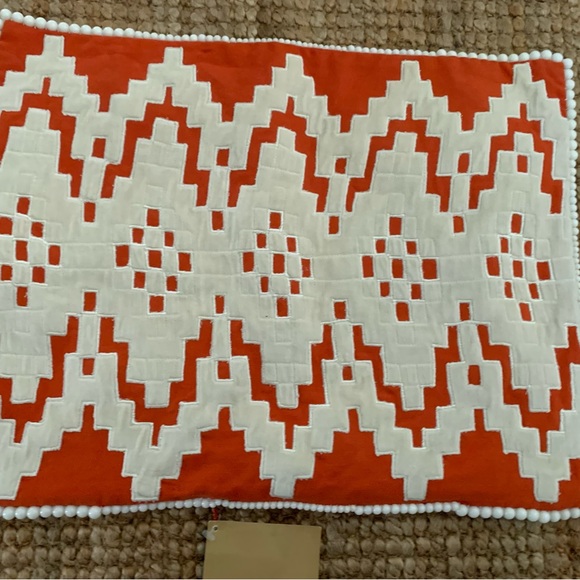 West Elm 16x12” Appliqué/Quilted Cushion Cover NWT Free W/ Purchase +$65… - Picture 2 of 8